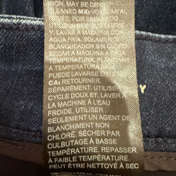 White House Black Market Cashmere High-Rise Skinny Stretch Jeans Size 6 - Picture 8 of 13